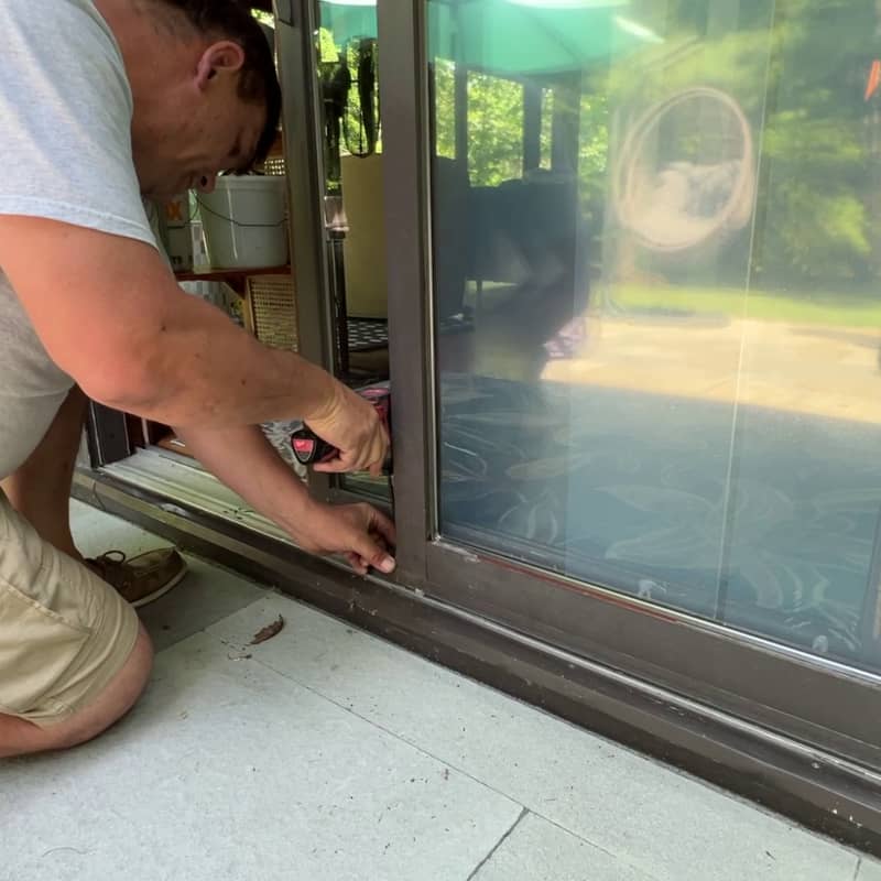 sliding door roller replacement service