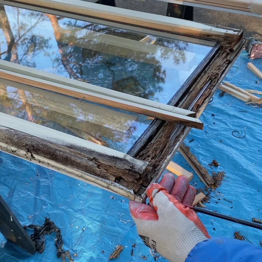 wood window repair service